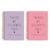 bitCNY Funny Teacher Gift Notebook Set of 2, Things My Students Said Teacher Appreciation Journal, Lined A5 Spiral Notebook, 5.5 x 8.3 Inches, 80 Pages, Lavender & Pink Keepsake for Teachers 814