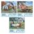 Bits and Pieces – Value Set of Three Large 300 Piece Jigsaw Puzzles for Adults – Sunny Season Collection by Artist John Sloane, Completed Puzzle Size: 18″ x 24″