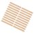 BIUDECO 20pcs Wooden Domino Racks with Multifunctional Design and Sturdy Construction, 19cm Tile Display Rack for Mexican Train Dominoes and Card Holder Stand, for Travel and Weddings