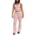 BIUPOS 2 Piece Striped Pants Sets for Women Going Out Sexy Sleeveless Halter Crop Tops Flared Pants Outfits Lounge Streetwear