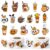BkeeCten Halloween Coffee Latte Mug Sticker Roll
