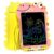 BKM LCD Writing Tablet for Kids, 8.5 Inch Colorful Doodle Board with Screen Lock & Erase Button, Dinosaur Drawing Tablet Toy, Birthday Gift for Girls Ages 3-8, Pink