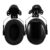 Black Abs Safety Earmuffs for Industrial Noise Reduction Adjustable Fit