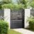Black Aluminium Garden Gate 39.4 x 47.2 Inch, Lockable Entry Gate for Patio, Backyard, and Fence Entrance with Secure Handle