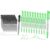 Black and Green Ultra Fine Point Permanent Markers 40 pack with 20 pack