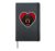 Black and Tan Coonhound Heart Hardcover Journal, Black