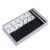 Black and White Double 6 Two Tone Jumbo Domino Tiles with Spinner