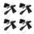 Black and White Embroidery Floss Cross Stitch Thread Set, 72 Skeins
