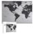 Black and White World Map Adults Wooden Puzzles for Home Decor, Unique Shaped Puzzle with Exquisite Box, Personalized Wooden Jigsaw for Family Game Gift, Travel, Art Decor 500 PCS
