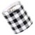 Black Bulletin Board Border Sticker Trim Checkered White Scalloped