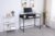 Black Console Table Narrow Modern Entryway Table for Living Room Foyer Bedroom Corridor Office