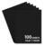 Black Construction Paper Bulk 100sheets 9×12 (30lb/110gsm)