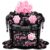 Black Crystal Slime Set, Pink Cat Paw Party Favors Toys for Girls and Boys