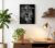 Black Floating Nobody Cares Let’s Go Canvas Wall Art, Gym Inspirational Quotes Poster Print Artwork, Motivational Positive Office Decor Picture, Encouragement Gift, Home Decoration
