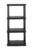 Black Freestanding Plastic 4‑Shelf Storage Organizer, Solid Shelf Design, Tool‑Free Assembly, Lightweight Portable Unit, 200 Lbs Total Weight Capacity for Garage Household Spaces