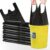 Black Garbage Bags with Handles, Trash Can Liners Size 32×52-50 pieces