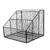 Black Iron Tiered Book Rack Medium Desktop File Organizer