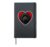 Black Labradoodle Doodle Heart Hardcover Journal, Black