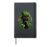 Black Labrador Retriever Dog St Patricks Day Artwork Hardcover Journal, Black
