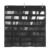 Black Oxford Cloth and Pet Pocket Chart for Teacher Lessons Daily Schedule