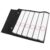 Black Oxford Cloth Pet Note Card Hanging Pocket Chart with Hooks