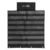 Black Polyester PVC Pocket Chart for Sentence Strips and Story Cards