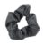 Black Satin Scrunchie Hair Tie
