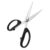 Black Stainless Steel Scissors for Office and Home Detailed Cutting