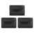 Black Velvet Flocked Powder Puff, Soft Sponge Applicator for Setting Loose & Pressed Makeup