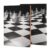 Black White Chess Checkerboard Refillable Notebook Cover A5 Cover Only