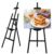 Black Wooden Easel for Painting & Sign, Pine Standing Easel for Painting