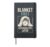 Blanket Burrito Cozy Introvert Fleece Cocoon Winter Nap Hardcover Journal, Black