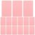 Blank Message Note Cards Word for Writing DIY Pink 100pcs Paper