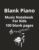 Blank Piano Music Notebook for Kids: Blank Staff Paper notebook|Musical Notation notebook|Staff sheet blank music paper|8.5×11 100 pages