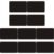 Blank Sign Plate and DIY Engraving Black Aluminum for 10pcs Doors