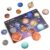 BLAZPATH Solar System Wooden Puzzle Toys for Kids 3-5, Toddler Outer Space Montessori Planet Toys Gifts for Girls & Boys, Preschool Solar System Learning Planet Wood Puzzle Board Sensory STEM Game