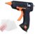 BLEDS Cordless Hot Glue Gun, 65pcs Glue Sticks, Rechargeable Glue Gun, Black