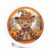 bleihum Halloween Diamond Art Kits for Kids with Round Frame, Cow Small Diamond Art Painting for Kids Ages 8-12, Pumpkin Gem Painting for Kid Gift Wall Decor 8X8 inch