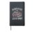 Blessed By God Loved By Jesus Flower Religious Bible Verse Hardcover Journal, Black