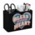 Blessed Your Heart Vintage Desk Organizer PU Leather Caddy Holder