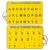 BLEWAY Premium Metal Braille Alphabet Board – Portable Tactile Learning Tool for Visually Impaired | Durable Solid Metal Educational Blind Accessory for Beginners (Full Alphabet & Punctuation Set)