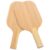 Blind Table Tennis Paddle Wooden Racket with Sensory Feedback