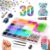 Bling Kit for Crafts, 30 Colors 3mm Flat Back Rhinestones with 4 B7000 Glue, Bedazzling Kit with Tweezers & Picker Tool for Phone Cases, Clothes, Nails, Tumblers & DIY Projects