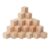 blloocod Small Wooden Blocks for Early Math Skills,Brown