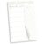 bloom daily planners Weekly Meal Planning Pad – Magnetic Hanging Refrigerator Menu Planner with Tear-Off Sheets & Perforated Grocery Shopping Lists – 6” x 9” – Modern Gold