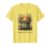 Blooming On The Inside Cottagecore Chaos Design T-Shirt, Men, Lemon Yellow, XX-Large