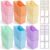 Blosssound 36 Set Book Bins for Classroom with Label Sticker Book Box Baskets Plastic Stackable Organizing Bins Storage & Organization for Classroom Library Home School Supplies (Pastel)