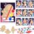 Blosssound 36 Set Outer Space Party Favors Space DIY Wooden Paint Crafts Kit Galaxy Birthday Party Supplies Thank You for Coming Gifts Bulk for Goodie Bags Stuffers Prizes Decor