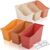 Blosssound 6 Set Book Bins for Classroom with Label Sticker Book Box Baskets Plastic Stackable Organizing Bins Storage & Organization for Classroom Library Home School Supplies (Earth Tones)