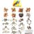 Blovec 24PCS Brain Teaser Puzzles for Adults, Mind Puzzle Ancient Wooden and Metal Puzzles 3D Unlock Interlock IQ Puzzle Box Game for Adults